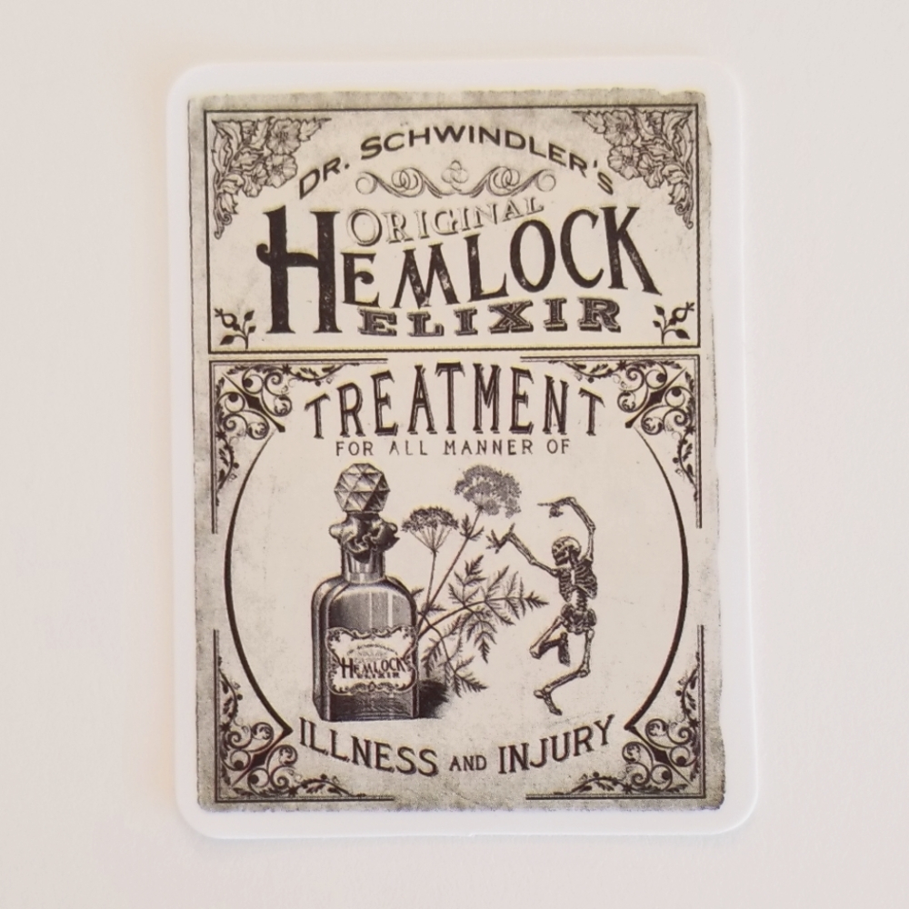 10/$10 Hemlock Elixir Sticker